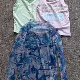 Girls Vest tops - Age 11 - George
Girls mesh top incl.vest -Age 11 -Next
Come from a pet free and smoke free home