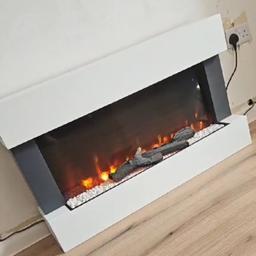like new electrical fireplace fully working measurements attached on pictures collection only (selling for someone else)