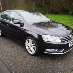 Volkswagen Passat R-Line Black with rear tinted windows (2013)

1.6 TDI BlueMotion Tech R-Line Saloon 4dr Diesel Manual Euro 5 (s/s) (105 ps)

3 Owners, Very Low Mileage 77K,
Clean car, Drives like new, Reluctant Sale due to upgrade, Very economical and great family car, very well looked after. 35 Pounds tax for the year.first to see will buy.
Previously Cat N.

*Features*

- 18in Alloy Wheels - Kansas
- Bluetooth Music and Phone Connection - Continuous Pairing Display via Multifunction Computer,
- DAB+ - Digital Radio Reception, Daytime Running Lights,
- Electronic Parking Brake with Auto Hold Function,
- Headlight - Range Adjustment, Headlight Washer System,
- Headlights - Bi-Xenon - Gas Discharged,
- MDI - Multi Device Interface with USB - iPod Connection Cables,
 -Press and Drive Key,
- Tinted Glass.