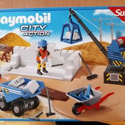 verkaufe Playmobil Superset 6144 Baustelle, neu Original verpackt (doppelt gekauft)