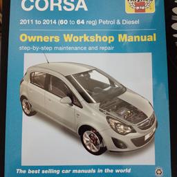 workshop manual never used it. This covers 2011 to 2014 .
I also have mats and a roof rack and a towbar the manual is £15