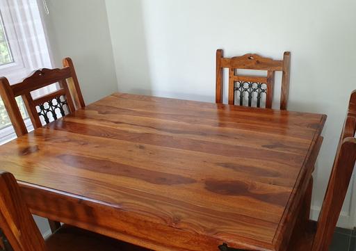 Buy & Sell North London De Beauvoir Town - North London - Photos for jali sheesham dining table set