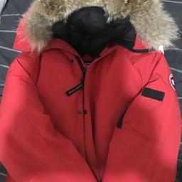 Canada goose chilliwack bomber. Last of the line with the REAL raccoon fur as the have stopped making them with real fur. Does need a dry clean tho. Owns for 8 months. Paid £850 I am a collector of designer coats and trainers. When u see my collection u will have no doubt that it is real