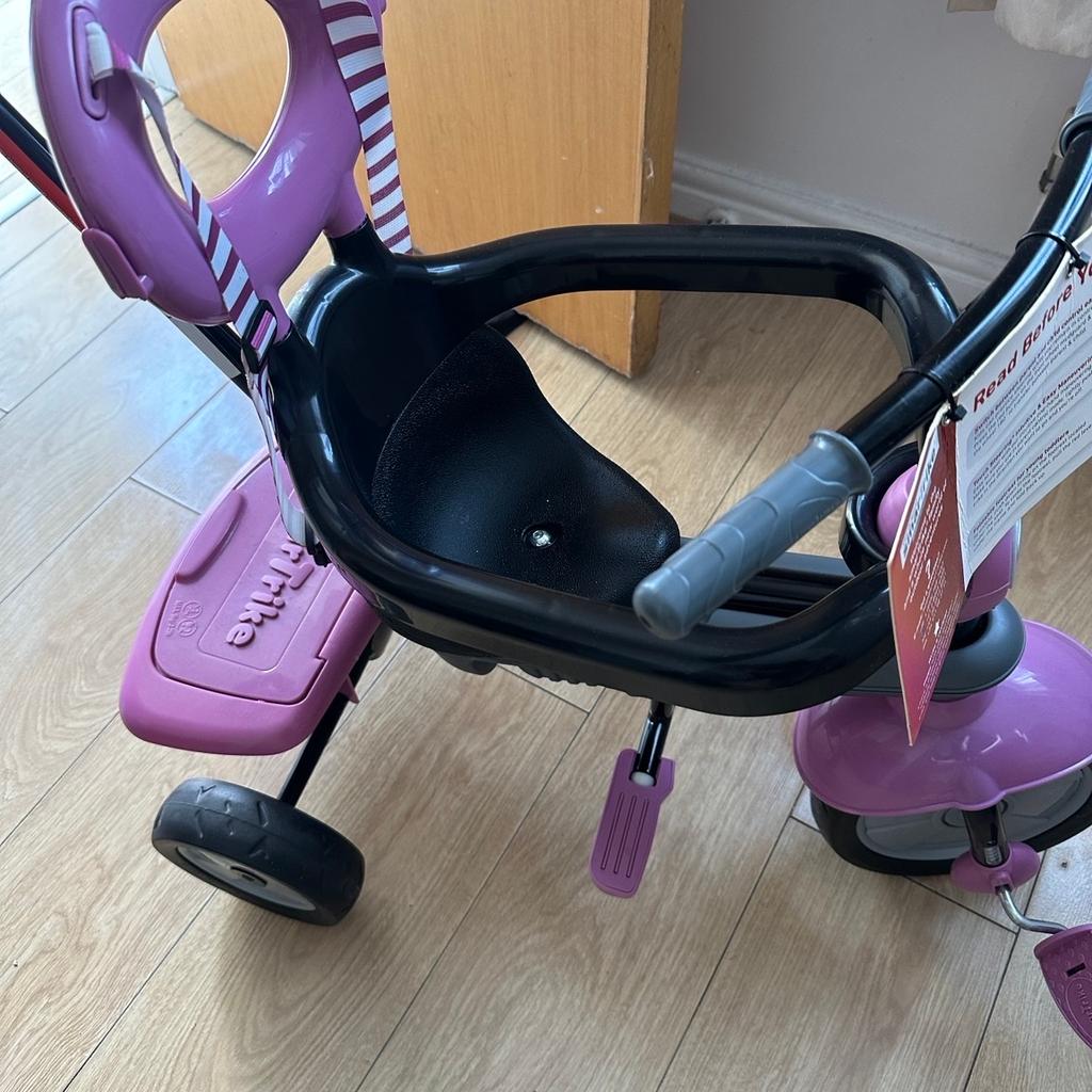New push trike brought last summer toddler does not like it. Still brand new with tags and have the box. Will need to be collected from e1 Whitechapel. Brought for 80.00 selling for 45.00