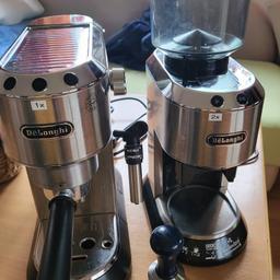 De Longhi Kaffemühle Siebträgermaschine für Kaffeepulver oder ESE Pads 1l Wassertank  beides €175.-
