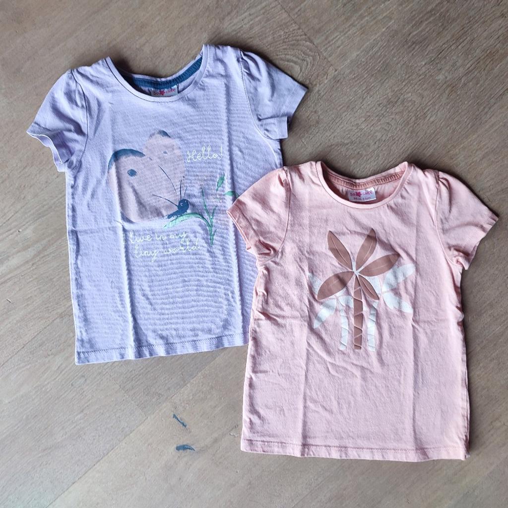 Verkaufe diese zwei selten getragenen T-Shirts von so cute in Größe 98 um zusammen 2,50€.