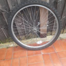 26" front bike wheel with tyre and inner tube £10 pick up abbeywood