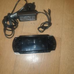 psp with charger and 64gb sd card 
with sd card there is over 
200 games on there 
playstation 1 games 
psp games 
and gameboy games
