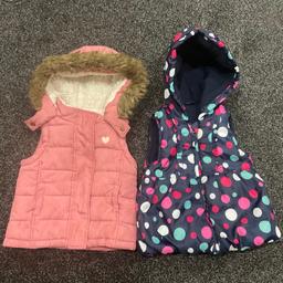 Used: 2 vest zipper hoodies baby girl age 12-18 month v.good condition bolh £5
Collection le5