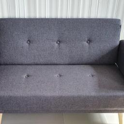 🔹️Habitat Evie 2 seater fabric sofa-charcoal

🔹️Ex display 

🔹️Size H82, W143, D83cm

🔹️Floor to seat height: 42cm 

🔹️Depth of seat: 56cm

🔹️Height of seat back: 40cm

🔹️Width of seating area between arms: 122cm

🔹️Height of arm rest: 43cm

🔹️Maximum individual user weight 300kg