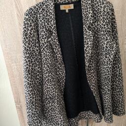 beautiful leopard print soft feel jacket, only worn a few times £5.00