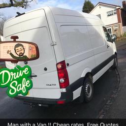 Here to Help you with your move, from ...

House removal
Furniture
Ebay collection
Single or Multiple Items
Online shopping
Business collections & Delivery's
Bulky Ikea Collection
Student move
Car Parts
Or Other Items

A friendly ,cheap and happy service. We got few vans on road

Message us & Get a Free Quote today