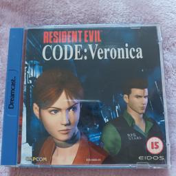 resident evil code veronica dreamcast good condition