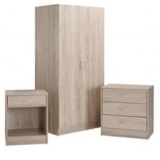 Buy & Sell South Yorkshire Rotherham - Photos for Delta wardrobe bedroom set in oak