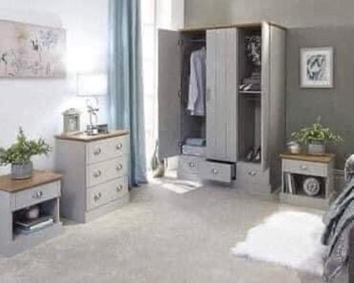 Buy & Sell South Yorkshire Rotherham - Photos for Kendal 4 Piece bedroom set in grey