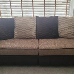sofas for sale very good condition from a pets and smoke free home