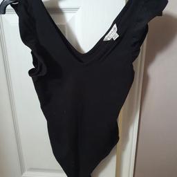 Women's Black Leotard Top.
Miss Selfridge, Size 10.
Collection only.
