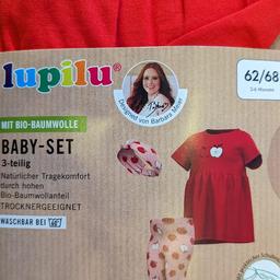 Baby Set Gr. 62-68 Shirt/Kleid Leggings & Haarband NEU Apfel Druck Süß
Größe: 62-68 
3-teilig NEU 

Versand möglich 
Verkaufe noch weitere Artikel 
Privatverkauf/ keine Garantie-Rücknahme