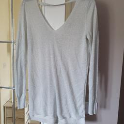 Women's Silver Top.
Oasis, Size S.
Collection only.