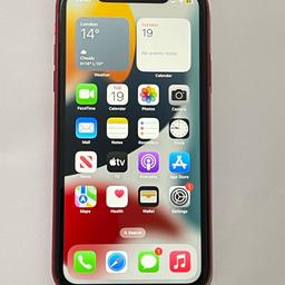 Apple iPhone 11 64GB Red Unlocked
Great condition
Battery percentage is 72%
Only mobile no other accessories

See the pics for iPhone condition

If interested please message me
Cash on Collection from Stratford E15 1HP
IF YOU SEE THIS ADD IT STILL AVAILABLE

NO RETURNS ACCEPTED