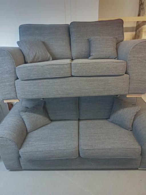 Buy & Sell Greater Manchester Wigan - Photos for New Grey Fabric 3+2 Sofa Set