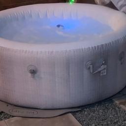 4 person lazy spa cancun for sale
Comes with lid and chemicals
