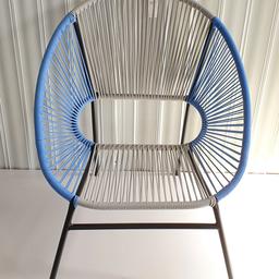 🔹️Garden chair

🔹️Ex display

🔹️Size H86.5, W73, D72cm

🔹️Can be left outside all year round