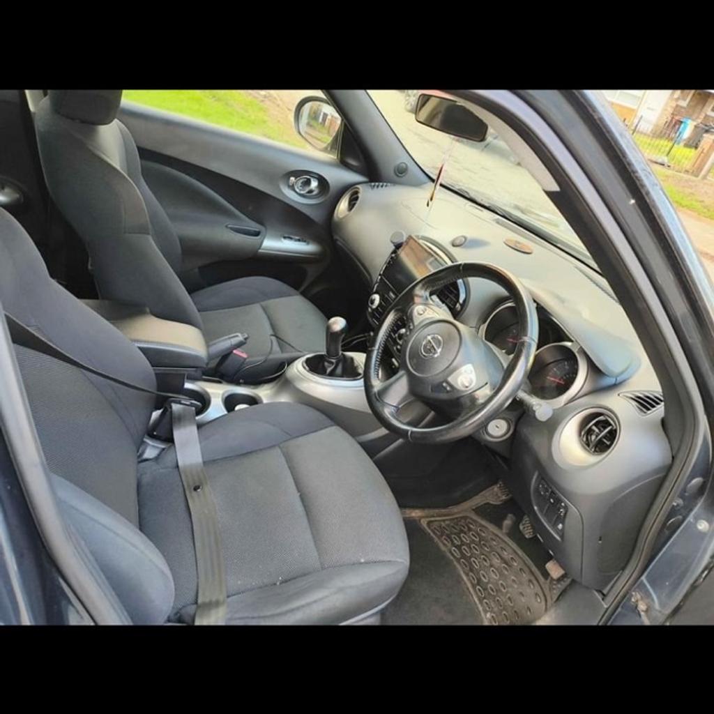 Sell Nissan Juke F15 1.6 L... Petrol very good shape
Comes with service made like 300 miles ago
1 key
No investment needed at the moment
Comes with dash cam
Sat nav with big screen upgrade by me
No noises
Pass mot just with tyre advisor
New wish bone left and wright.
Sell due I need just a small car to go work and I bought for my wife but she has different now .
More info on FB I will reply
First person who will see will get it
3600£ ONO ..
CAT N repaired by previous owner
MOT till February 2025

Just after 5 PM in week time except Friday car is in daily use still ...
No time wasters please .Thanks