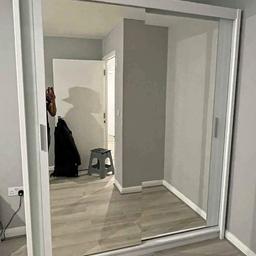🔴 What we offer : 
Wardrobe 100cm Brand comes with:
2 sliding mirror doors
5 shelves
2 hanging rails
dimensions:
Width:120cm
Height:216cm
Depth:62cm

⭕Wardrobe 120cm comes with:
2 sliding mirror doors
5 shelves
2 hanging rail.
Dimensions:
Width: 120cm
Height: 216cm
Depth: 62cm

⭕Wardrobe 150cm comes with:
2 sliding doors
6 shelves
2 hanging rail
Dimensions:
Width: 150 cm
Height: 216 cm
Depth: 62 cm

⭕Wardrobe 180cm comes with:
2 sliding doors
6 shelves
2 hanging rail
Dimensions:
Width: 180 cm
Height: 216 cm
Depth: 62 cm

⭕Wardrobe 203cm comes with:
2 sliding doors
10 Shelves
4 hanging rails
Dimensions:
Width: 203 cm
Height: 216cm
Depth: 62cm 

⭕Wardrobe 250cm comes with:
3 Sliding doors
8 Shelves
4 Hanging Rails
3 Drawers 
Width: 250cm
Height: 216cm
Depth: 62cm

🛑Fast Delivery 
🛑Highest Quality 16mm laminated, scratch-resistant particle chip board

CONTACT  US THROUGH DM 
WhatsApp(07404)(654449)