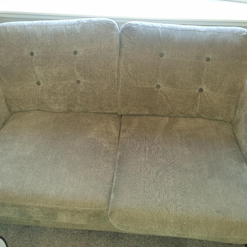 As pictured. Set consists of 3 seater and (1970L x 900D x 550H) 2 seater (1750L) sofas along with large storage foot stool (750 x 750).
Fabric has been protected. There are a few water marks that should be easily removed. Will all be wiped down / washed prior to sale with existing after care kit.
Reasonable offer accepted.