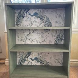 Beautiful upcyled shelves in Laura Ashley designer paper. Have a few scuffs on front of shelves can see in images