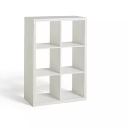 ▪️Habitat Squares Plus 6 cube storage unit-white & white gloss
▪️New
▪️Size: H110.5, W75.9, D39.1cm
▪️Internal cube space: H 33.5, W 33.5, D 38.7cm.