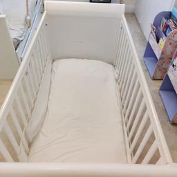 mamas and papas cot for sale. kids have outgrown it hence the reason for selling. it can convert to a bed for a toddler so will last longer.