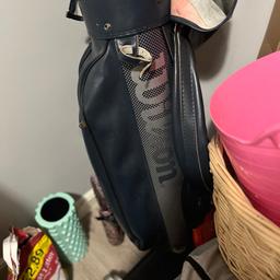 Wilson golf bag. Clubs available and for sale individually in my other listings
With clubs £120ono
Without clubs £30 Ono
