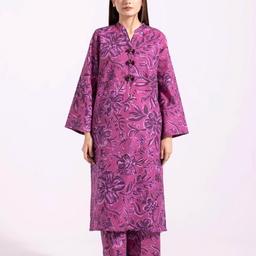 New condition Ethnic by Outfitters two piece matching set

Details:
Chest : 21
Shirt length :44
Sleeve length:21

Trouser length : 34 (shorter length)
All measurements in inches
-Rasberry Rose colour
-Heavy Khaddar Fabric
-Stitched Article
-2 piece