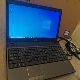 Acer Aspire Laptop
Windows 10
AMD Processor
500Gb SSD
8Gb RAM

Has been factory reset and updated ready for new user

Original charger included