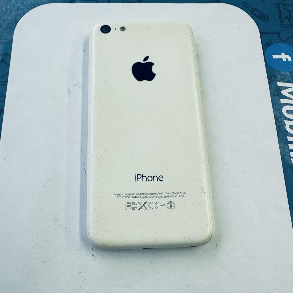 Apple iPhone 5C 16GB White Unlocked Old iOS 10.3.3 Good Condition

Brand: Apple

Model: iPhone 5C

Network status: Unlocked

Colour : White

Internal Memory 16GB

Operating system: iOS 10.3.3 Version

iPhone 5C white 16GB Unlocked Old iOS 10.3.3 doesn’t support all applications internet works via safari Browser thats why selling for low price.

NO POSTAGE AVAILABLE, ONLY COLLECTION!

Any Questions....!!!!
***
Please Feel Free To Contact us @
0208 - 523 0698
10:30 am to 7:00 pm (Monday - Friday)
11:00 am to 5:30 pm (Saturday)

Mobilix Fone Lab Chingford
67 Chingford Mount Road,
Chingford , London E4 8LU