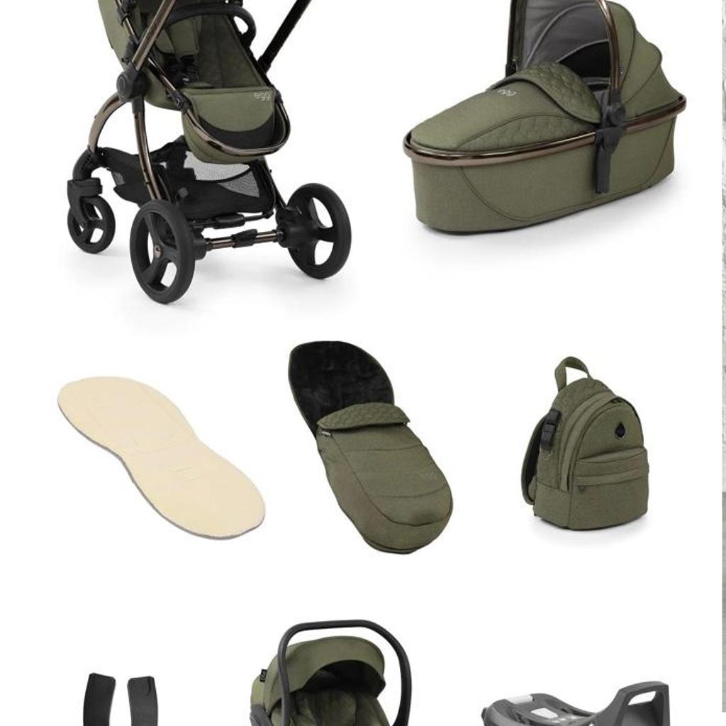 Comes from smoke and pet free home
Includes
Car seat & isofix base & adapters for pram frame
Carry cot
Stroller seat- which can be front facing and rear facing
Changing bag
Additional stroller foot cover
Umbrella
Carry cot rain cover
Stroller rain cover
professionally cleaned in immaculate condition.