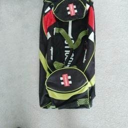 3 Cricket bags in good condition with wheels to drag them.
First 2 pictures Gray-Nicolls. with slight damage dragging as shown 3-5 photos Blue JUMP make with lots of pockets and last 2 photos Black BIPPI bag.All in good conditions.
Welcome to view in St.Mellons,Cardiff.Open to reasonable offers !