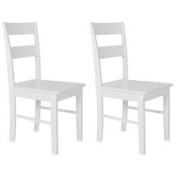 Habitat Chicago Pair of Dining Chairs - White

💥New/other. Flat packed in the box💥

2 chairs supplied.
Size H89, W40, D49.5cm.
Seat height 44cm.
Rubberwood frame with rubberwood legs.
Solid wood seat pad
Max user weight per chair 120kg.
Individual chair weight 5.2kg

💥Check our other items💥