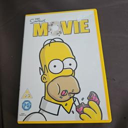 the simpsons movie dvd 
dvds in good condition used
any discs that are 15p each are also mix and match at 10 for £1
please look at my other items for sale as have a wide variety of dvds and games for sale
sorry but I do not accept PayPal or shpock wallet as payment and unfortunately I do not post due to working hours
collection only