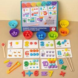 Boost your child's numeracy skills and fine motor abilities with our selection of counting toys. Designed to make learning numbers engaging and fun, these toys promote hand-eye coordination and lay the foundation for mathematical understanding. Montessori-inspired, they introduce written number symbols and facilitate basic arithmetic operations like addition and subtraction.

Ideal for preschools, primary schools, and home-schooling setups.
Our educational toys are perfect for teaching counting, colour sorting, and enhancing fine motor skills.

Please note: Suitable for ages 3 and above. Adult supervision required.

Delivery options available.