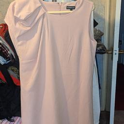 pale pink dress from warehouse, size 14 ,back zip fastening, great condition, can post for cost