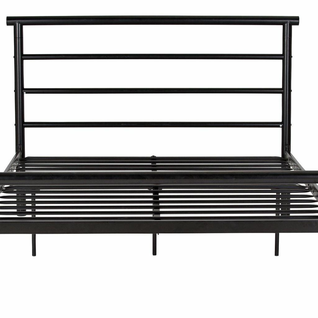 Avalon King Size Bed Frame - Black

Mattress NOT included

💥 New/other, Flat packed in the box💥

Metal frame.
Base with metal slats.
Size W165.5, L213.2, H104cm.
Height to top of siderail 71cm.
30cm clearance between floor and underside of bed.
Weight 28.5kg.
Maximum user weight 220kg

💥 Check our other items 💥