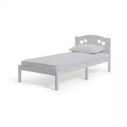 ExDisplay Habitat Mia Single Bed Frame - White

Made from pine. Painted in a classic clean white finish, it looks great in any decor.

💥ExDisplay. Flat packed in the box 💥

Mattress not included

Single bed.
White bed with a mdf and solid wood frame.
Includes wooden slats
Maximum user weight 120kg.
For ages 4 years and over
Frame size L195.3, W96.3, H82.2cm

💥 Check our other furniture 💥