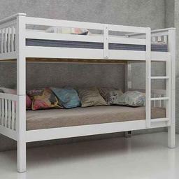 Single Wooden Bunk Bed:
Colors Available: White and Grey
Top: Width: 3ft (90 cm) Approx.
Bottom: Width: 3ft (90 cm) Approx.
Color:White , Grey
Price:£149
Mattress:£99
Cash on delivery
For more information contact me whastapp +447752286680