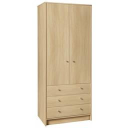 Malibu Wardrobe 2 Doors 3 Drawers Beech Effect

💥ExDisplay Flat packed in the box 💥 

Size H180.5,W74.8, D49.8cm
Weight 42kg
Made of wood effect
3 drawers with metal runners
Internal drawer H11, W66.5, D43.6cm
Metal handles
Handle size: L2.2, W2.2cm

💥 Check our other items💥