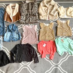 GIRLS CLOTHES BUNDLE

Great condition!
*Some BRAND NEW with tags*

Age range 3-7 years

Includes:

- Furry coats / Jackets
- Waistcoats
- Dresses
- Blouses
- Jeans
- Skirts
- Cardigans

Brand names include:
Monsoon, M&S, Next, GAP, John Lewis, H&M

COLLECTION ONLY -
Based in SE7