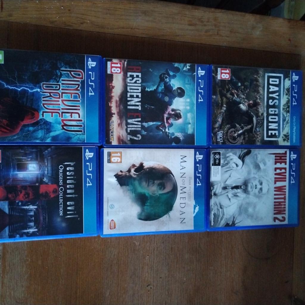 Various PS4 games. Ask for prices.
