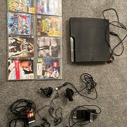 Fully working, comes with 10 games as shown and all the accessories as shown.
It has reverse capability.
Boxed.
Collection only mere green area